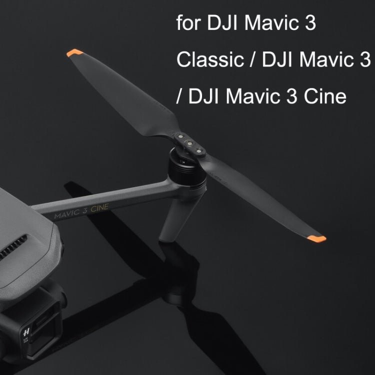 زوج واحد من مراوح تقليل الضوضاء الأصلية لطائرات DJI Mavic 3 Pro / 3 Classic / 3 / 3 Cine / 3 Pro Cine، لطائرات Mavic 3 / Mavic 3 Classic / Mavic 3 Cine
