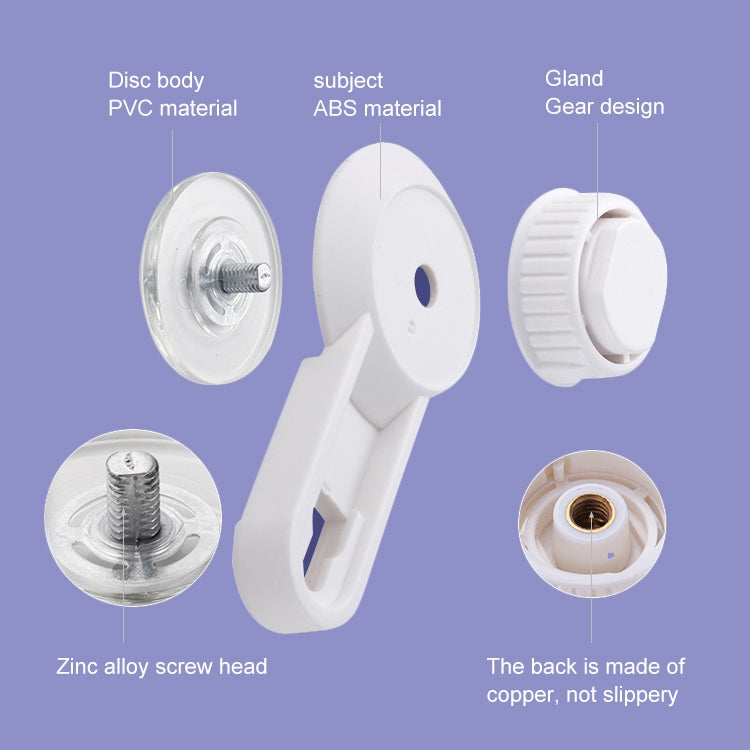 Toilet Paper Holder Suction Cup Wall Mount Removable Rack