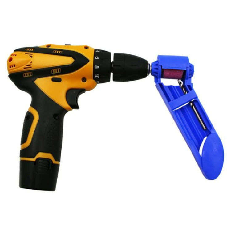 Portable Iron Straight Shank Twist Drill Bit Grinder, With Bucket Orange, With Bucket Blue, Accessories, Grindstone, No Buckle Dark Orange, No Buckle Blue
