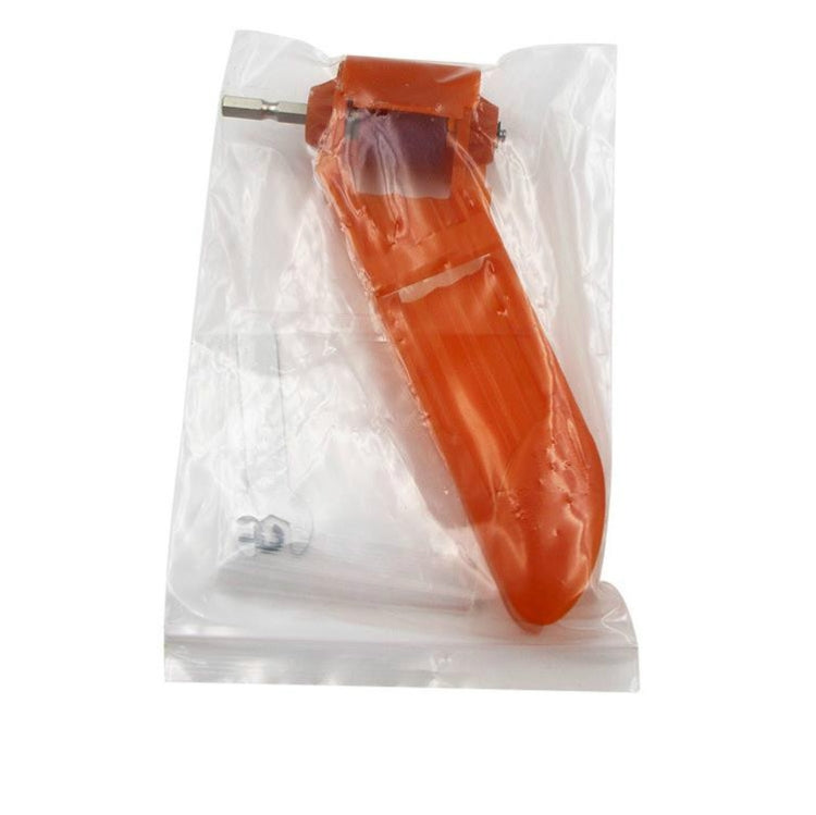 Portable Iron Straight Shank Twist Drill Bit Grinder, With Bucket Orange, With Bucket Blue, Accessories, Grindstone, No Buckle Dark Orange, No Buckle Blue