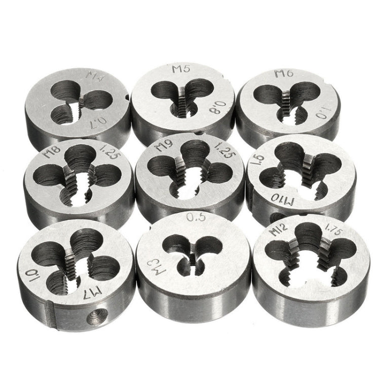 Hand Die Model Tap Tap Die Set Manual Tapping Drill Thread Hole, 20 In 1, 40 In 1