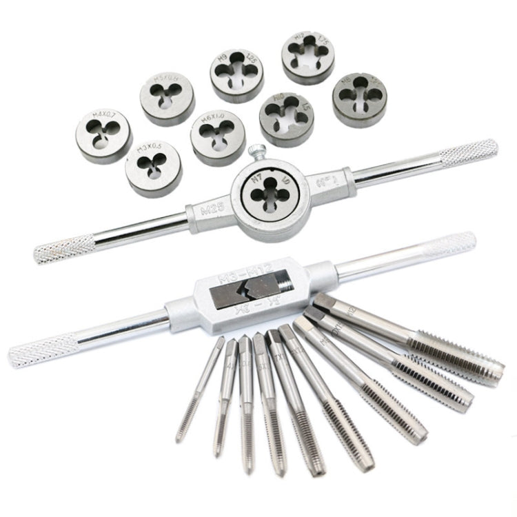 Hand Die Model Tap Tap Die Set Manual Tapping Drill Thread Hole, 20 In 1, 40 In 1