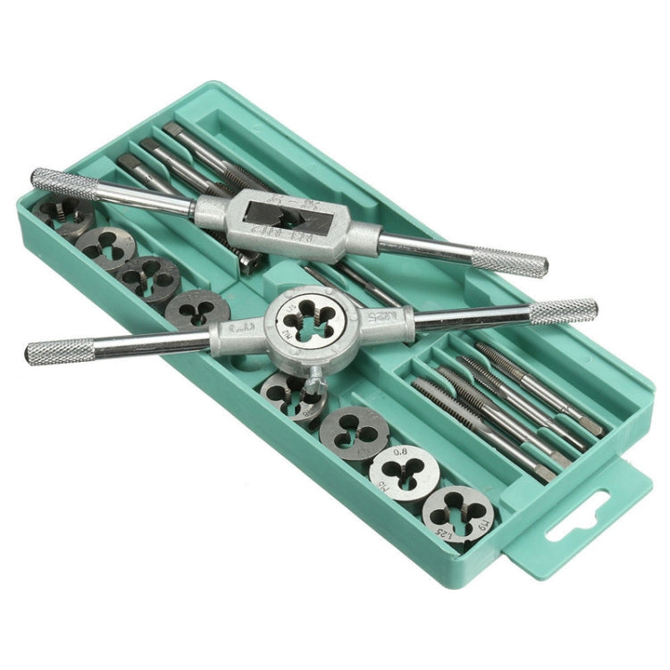 Hand Die Model Tap Tap Die Set Manual Tapping Drill Thread Hole, 20 In 1, 40 In 1
