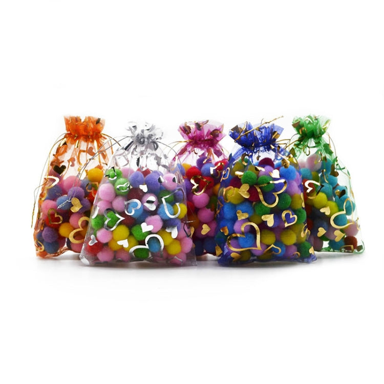 100 PCS Gift Pouches Bag Organza Bags Jewelry Candy Packaging Bags, 11x16cm, 17x23cm