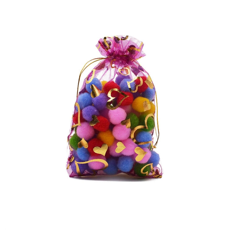 100 PCS Gift Pouches Bag Organza Bags Jewelry Candy Packaging Bags, 11x16cm, 17x23cm