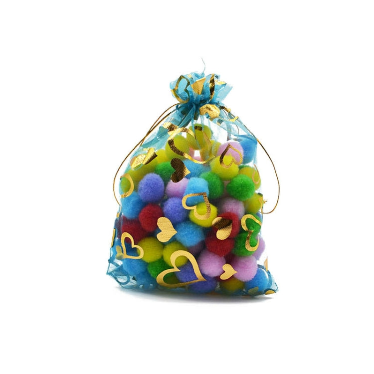 100 PCS Gift Pouches Bag Organza Bags Jewelry Candy Packaging Bags, 11x16cm, 17x23cm