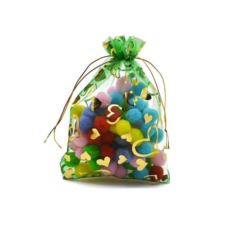 100 PCS Gift Pouches Bag Organza Bags Jewelry Candy Packaging Bags, 11x16cm, 17x23cm