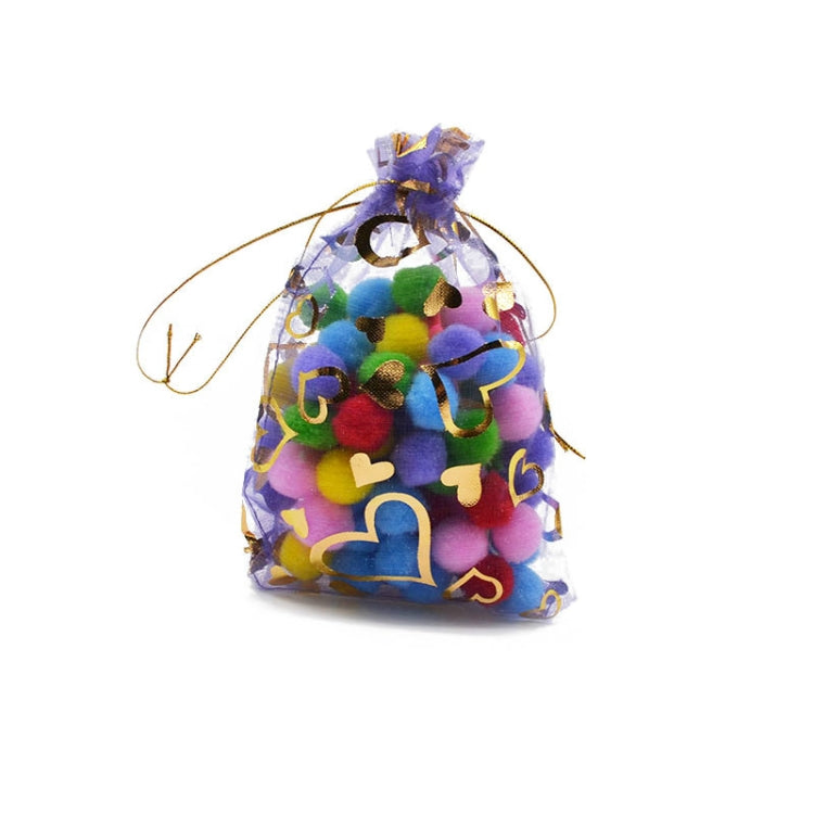 100 PCS Gift Pouches Bag Organza Bags Jewelry Candy Packaging Bags, 11x16cm, 17x23cm