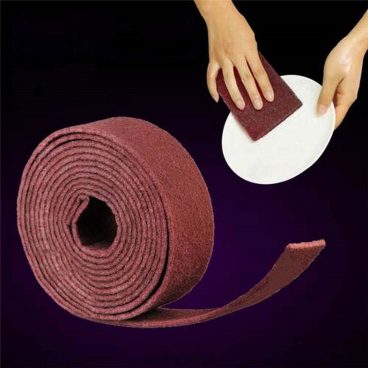 Nylon Emery Scouring Pad Stainless Steel Rust Polishing Kitchen Dish Cleaning Rag