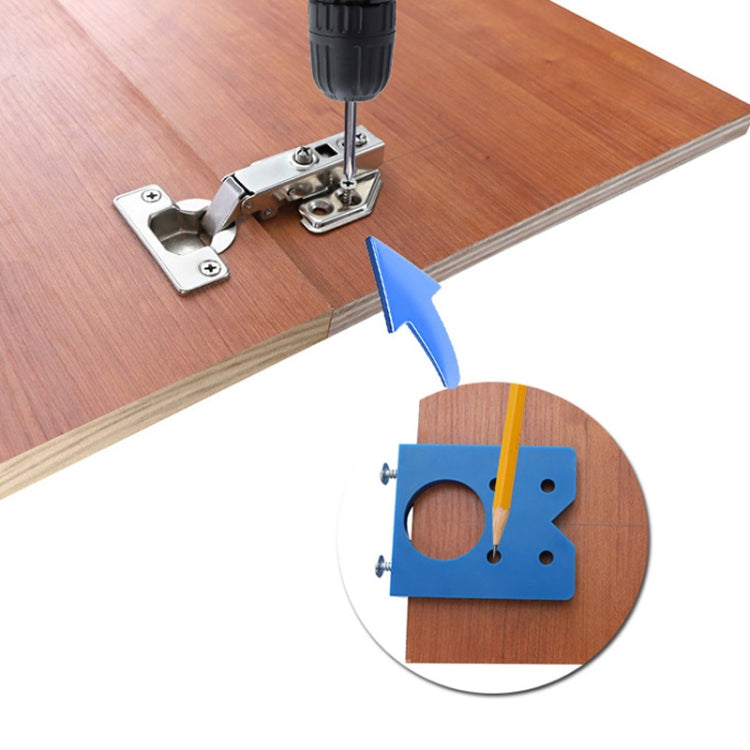 35mm Woodworking Hinge Opening Door Panel Hinge Positioner Punching Installation Auxiliary Tool, Single