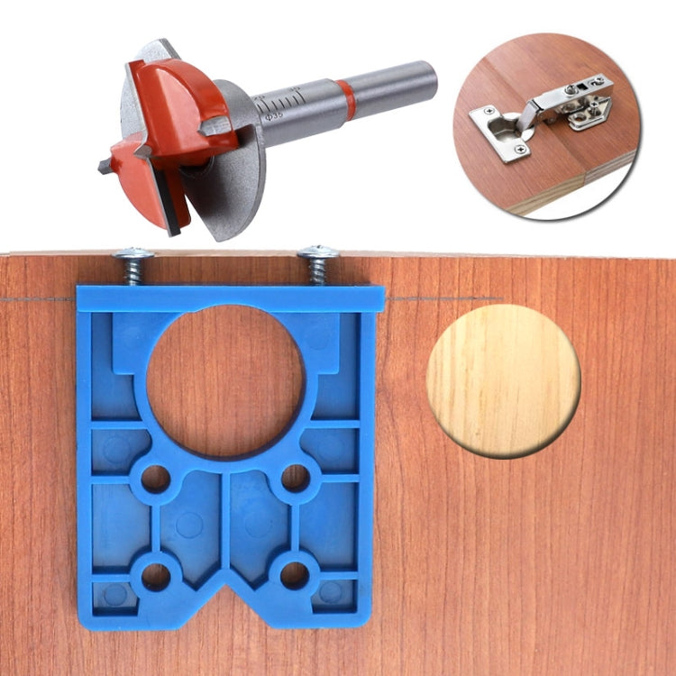 35mm Woodworking Hinge Opening Door Panel Hinge Positioner Punching Installation Auxiliary Tool, Single