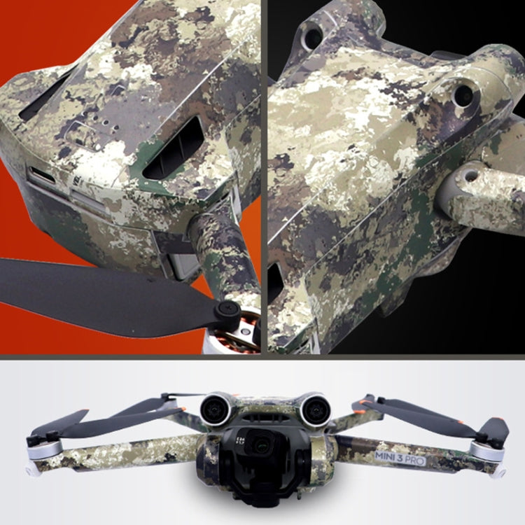 ملصق مقاوم للماء بتصميم محيطي كامل لطائرة DJI Mini 3 Pro، RC-N1 الإصدار العادي، RC مع إصدار الشاشة
