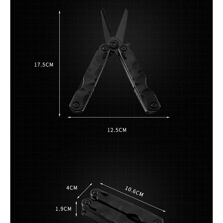 15 in 1 Outdoor Camping Survival Tool Foldable Multifunctional Pocket Plier