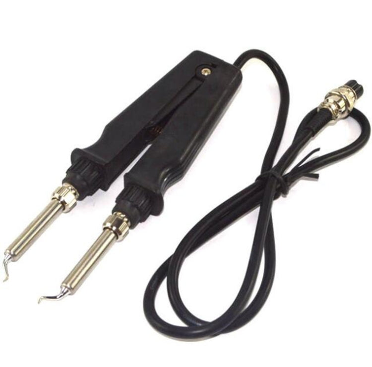 Double Soldering Iron Tweezers 902 Handle Pliers Electric Soldering Iron Clip Soldering Station Accessories, 902