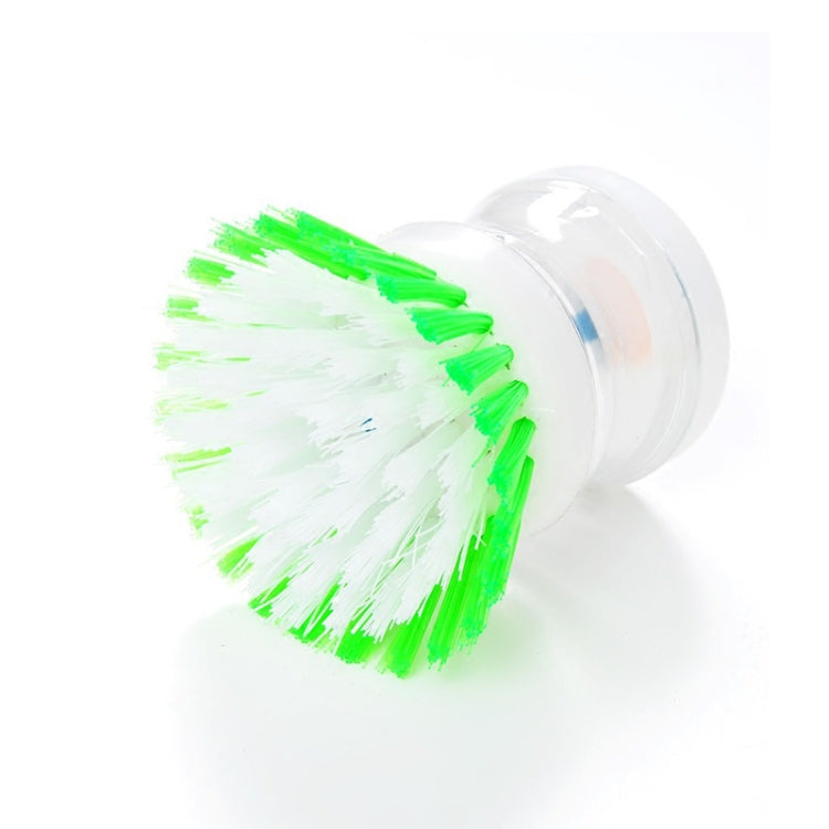 2 PCS Kitchen Washing Utensils Pot Dish Brush With Washing Up Liquid Soap Dispenser, Random Color Delivery