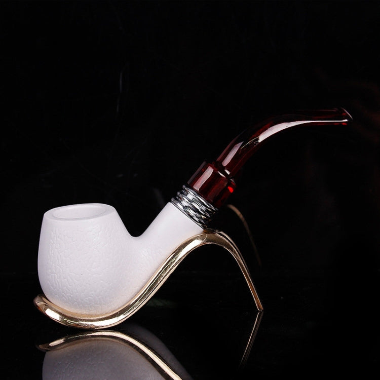 Meerschaum Resin Pipe Removable and Washable Filter Full Set of Accessories for Pipe Smoking, Meerschaum Resin Pipe