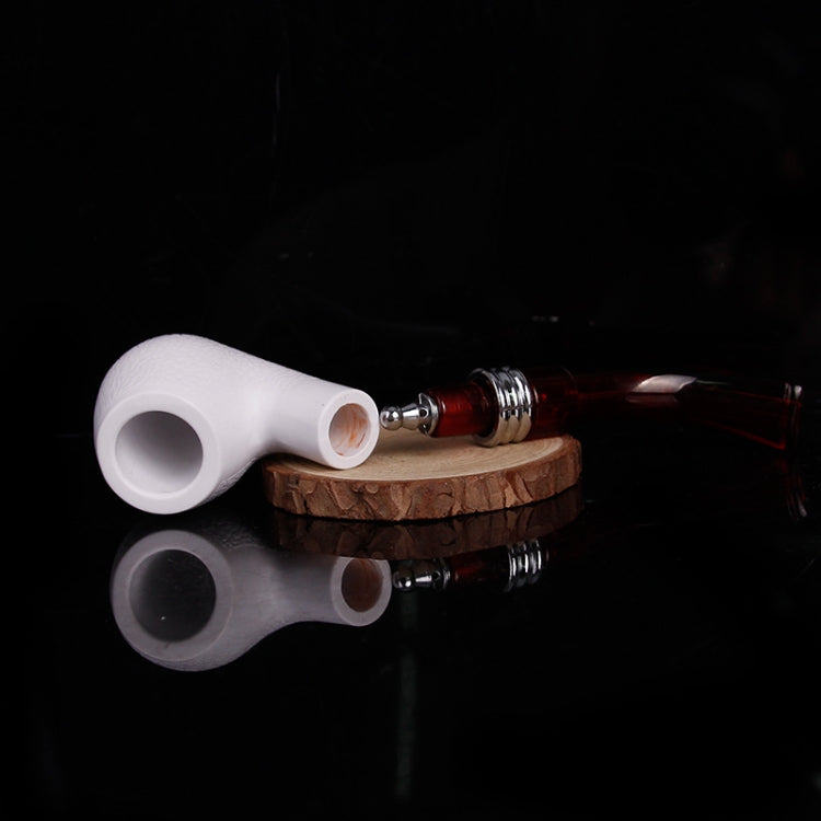 Meerschaum Resin Pipe Removable and Washable Filter Full Set of Accessories for Pipe Smoking, Meerschaum Resin Pipe
