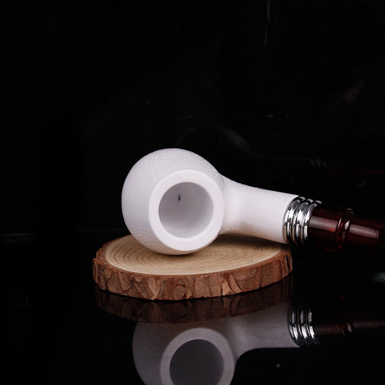 Meerschaum Resin Pipe Removable and Washable Filter Full Set of Accessories for Pipe Smoking, Meerschaum Resin Pipe