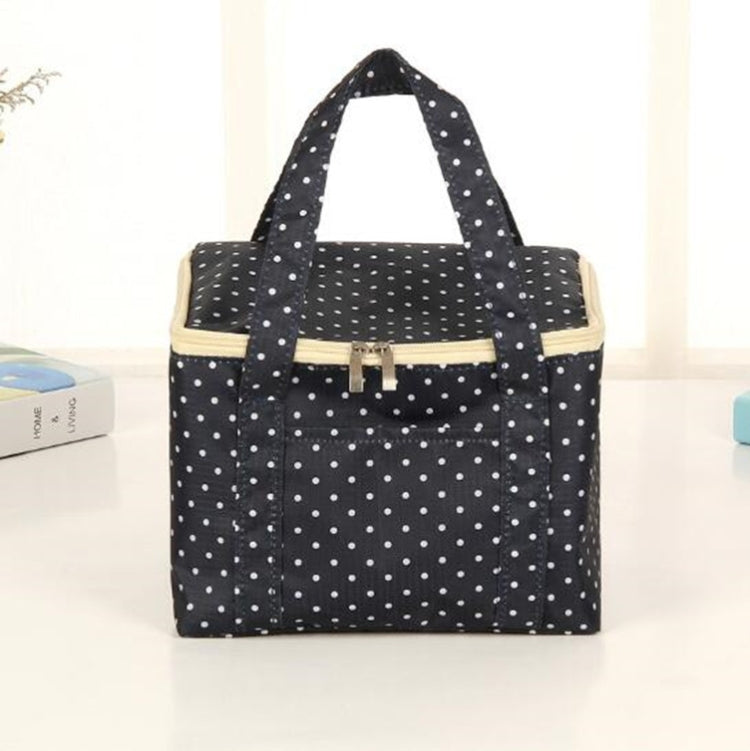 Large Oxford Cloth Insulation Bag Portable Lunch Bag Color Square Outdoor Picnic Bag