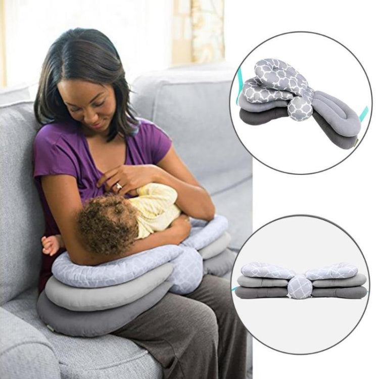 Baby Feeding Pillow Multi-functional Newborn Baby Breastfeeding Artifact Anti-vomiting Crib, Crib Pink, Crib Light Blue, Crib Gray
