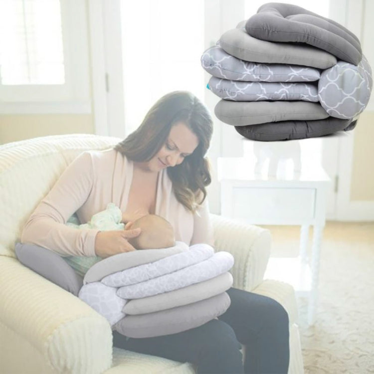 Baby Feeding Pillow Multi-functional Newborn Baby Breastfeeding Artifact Anti-vomiting Crib, Crib Pink, Crib Light Blue, Crib Gray