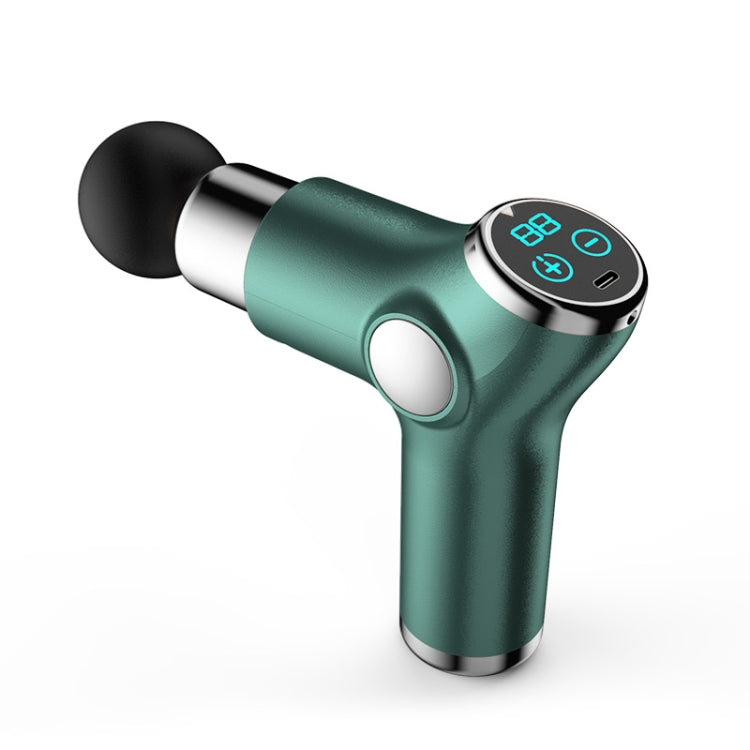 K515 Mini Fascia Gun Fitness Relax Muscle Massage Gun, LCD Version 32 Gears (Black), LCD Version 32 Gears (Silver Gray), LCD Version 32 Gears (Red), LCD Version 32 Gears (Green)