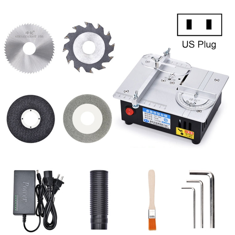 S3 96W Liftable Table Mini Table Saw Aluminum Cutting Machine,Spec:, Black Standard, Black High Match, Silver Standard, Silver High Match