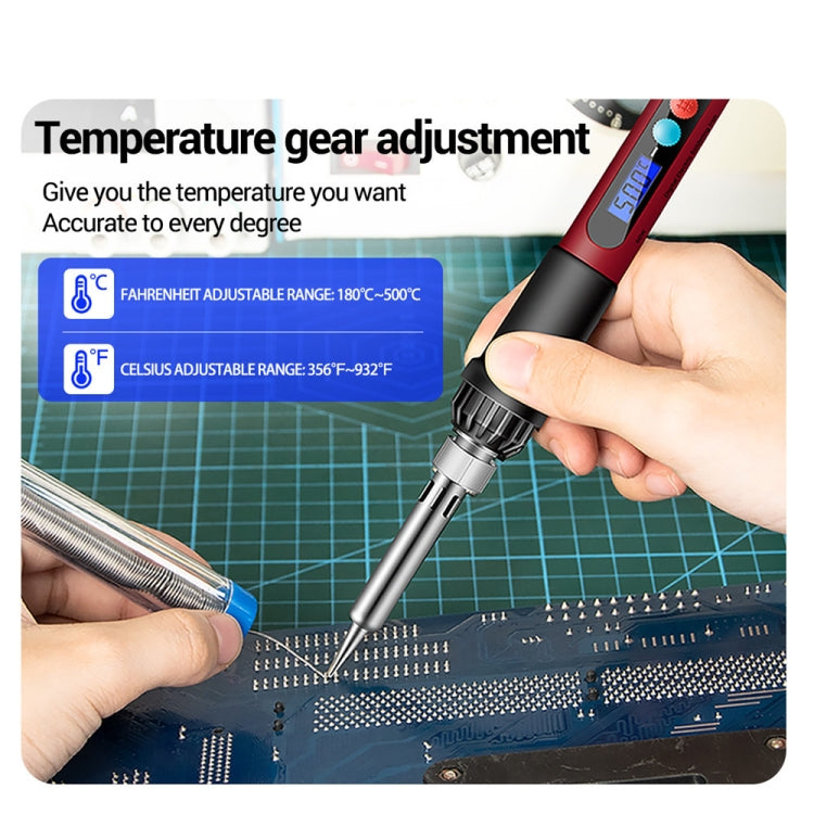 ANENG 60W Adjustable Temperature Electric Soldering Iron Welding Tool,, EU Plug, US Plug