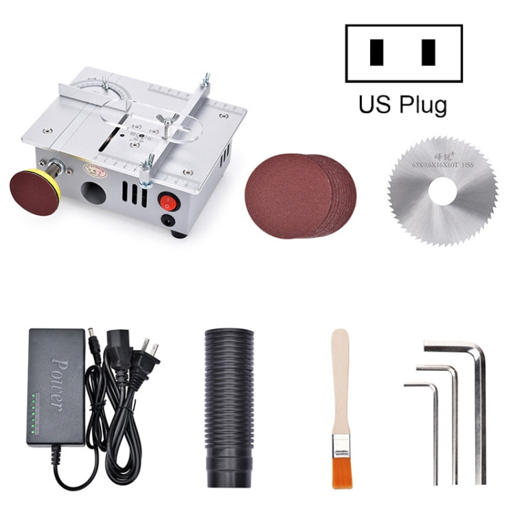 S6 96W Multifunctional Model Desktop Mini Table Saw Cutter,Spec:, Standard Version, High-end Version