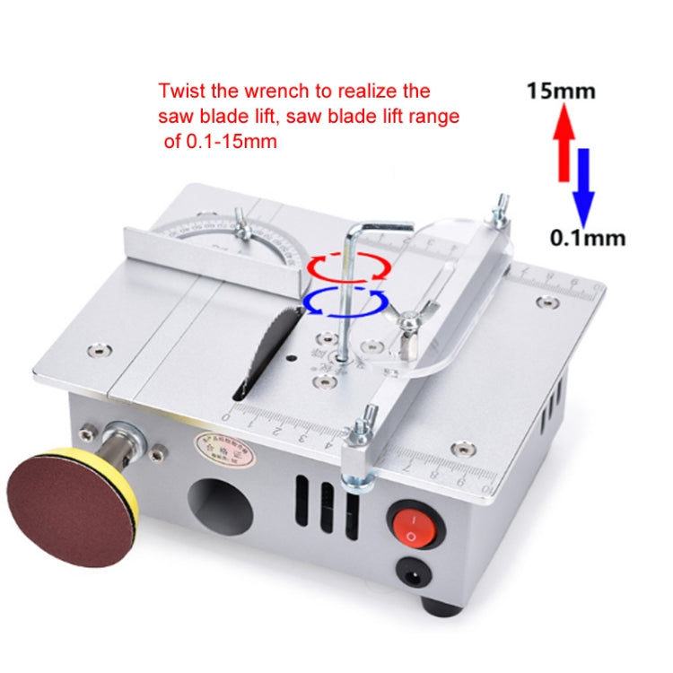 S6 96W Multifunctional Model Desktop Mini Table Saw Cutter,Spec:, Standard Version, High-end Version