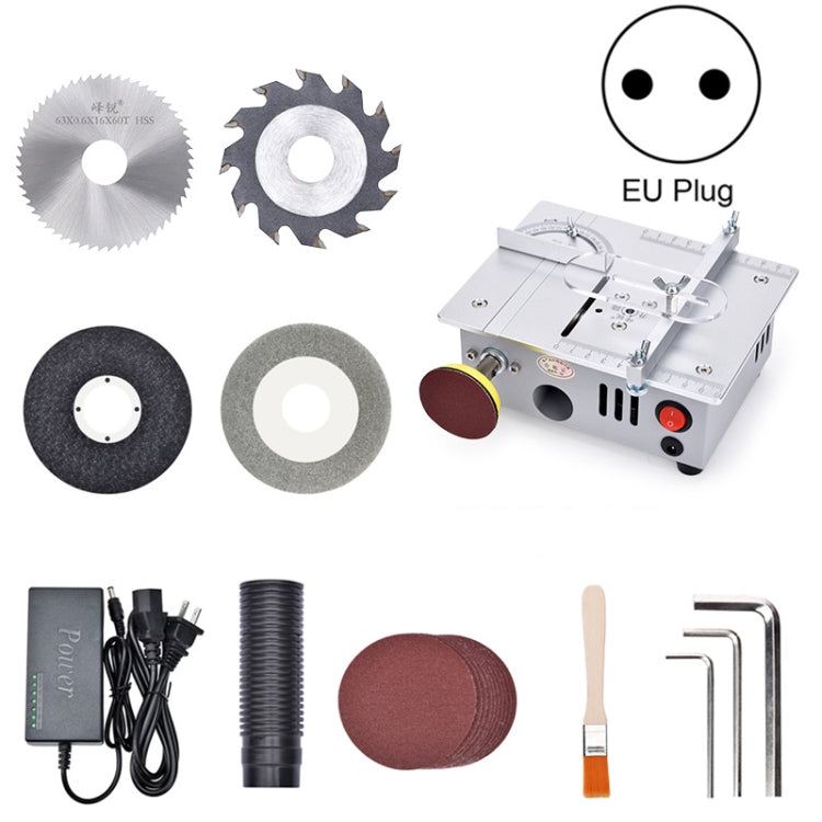 S6 96W Multifunctional Model Desktop Mini Table Saw Cutter,Spec:, Standard Version, High-end Version