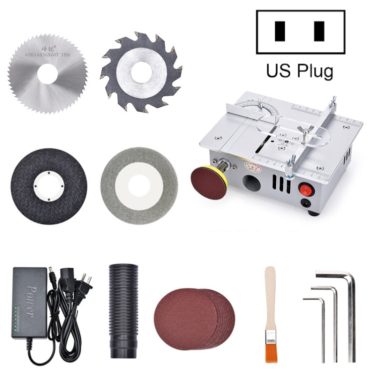 S6 96W Multifunctional Model Desktop Mini Table Saw Cutter,Spec:, Standard Version, High-end Version