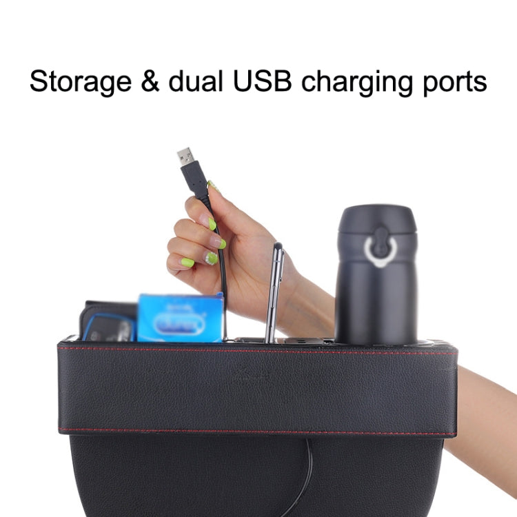 SUSISUN SNH010 Car Seat Gap Storage Box, Positive Drive, Co-driver, Positive Drive USB Charging