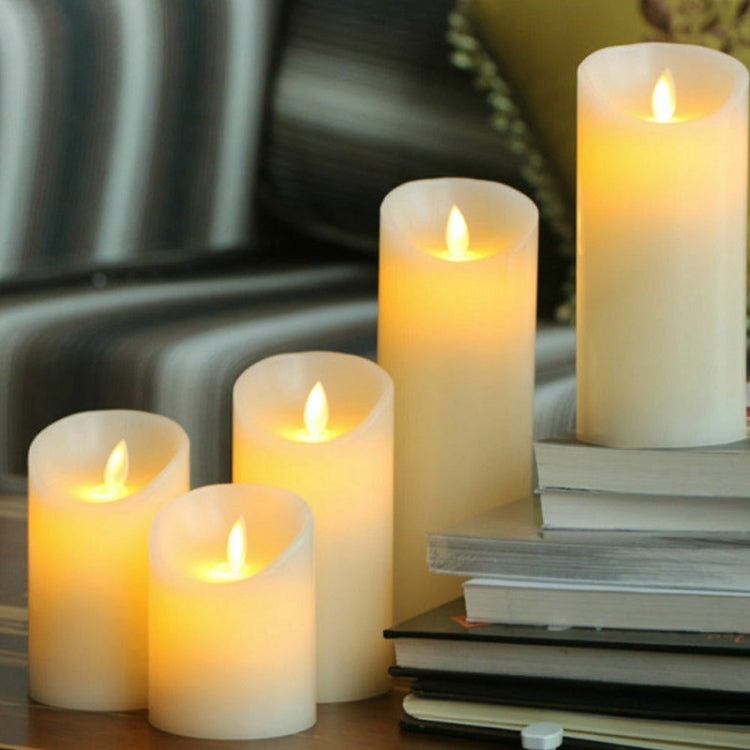 3 PCS LED Electronic Candle Light Birthday Wedding Home Decoration Props Candle Holder, Rechargeable, Size:, Rechargeable 7.5 x 10CM, Rechargeable 7.5 x 12.5CM, Rechargeable 7.5 x 15CM, Rechargeable 7.5 x 17.5CM, Rechargeable 7.5 x 20CM