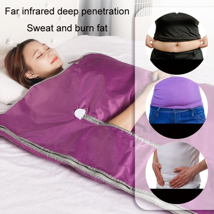 Infrared Far-ray Sweat Steaming Zipper Space Blanket Household Whole Body Dehumidifier, Silver, Purple, Pink