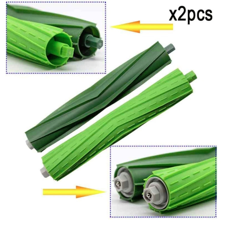 Sweeper Accessories Main Brush Side Brush Filter Set For iRobot Roomba i7 E5 E6, Brush Filter Set