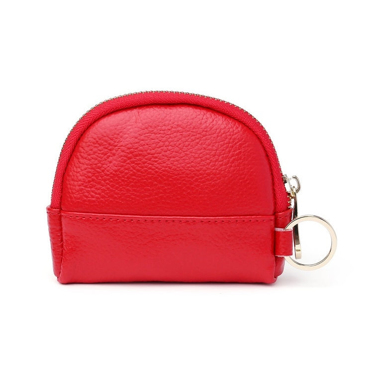 Leather Multifunctional Coin Purse Household Large-Capacity Key Card Case, 5A Black, 5A Red, 5A Green, 5A Rose Red, 5A Light Blue, 5A Watermelon Red, 5A Navy