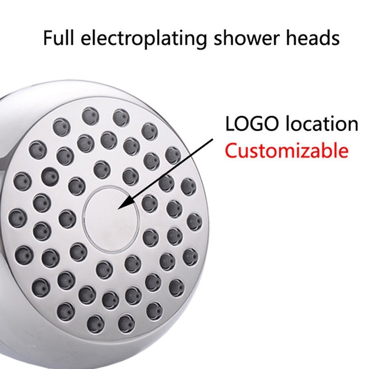 Concealed Wall-mounted Rain Shower Pressurized Water-saving Bathhouse Shower Head Shower, Wall-mounted Rain Shower