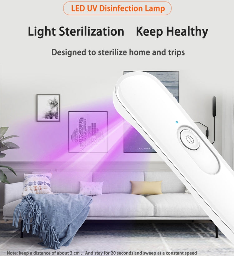 Portable UV Light Sterilizer Sterilization Stick Disinfection Ultraviolet Lamp