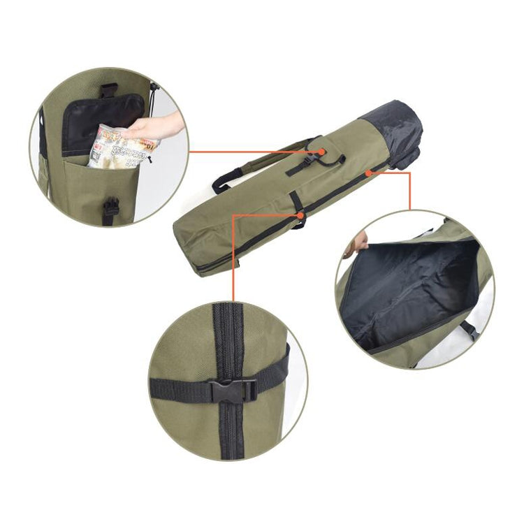 Multifunctional Fishing Rod Bag Fishing Tackle Bag Fishing Supplies,Size: 123x34cm