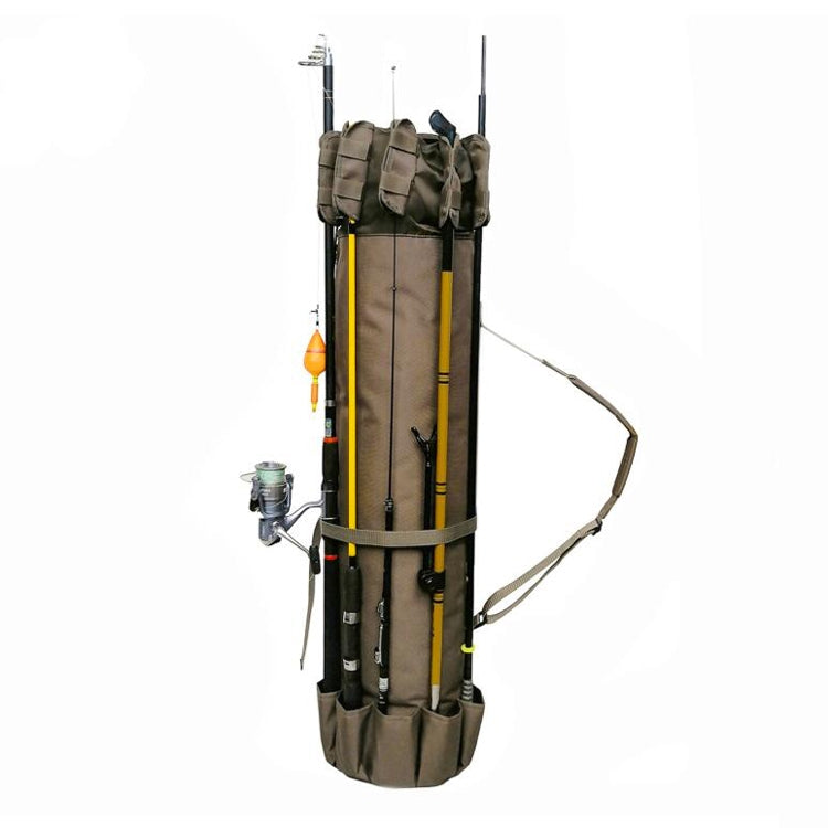 Multifunctional Fishing Rod Bag Fishing Tackle Bag Fishing Supplies,Size: 123x34cm