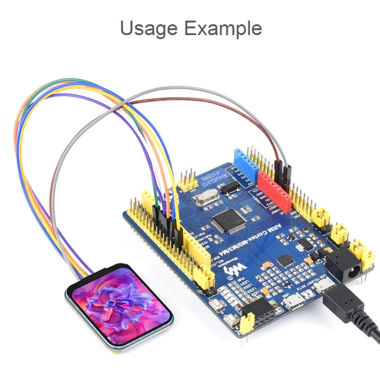 وحدة عرض Waveshare IPS LCD بدقة 240×280 ومقاس 1.69 بوصة مع واجهة SPI، مقاس 1.69 بوصة