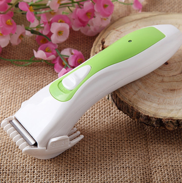 Hair Clipper Rechargeable Electric Clippers Haircut Tools For Children, Green and White, Blue and White