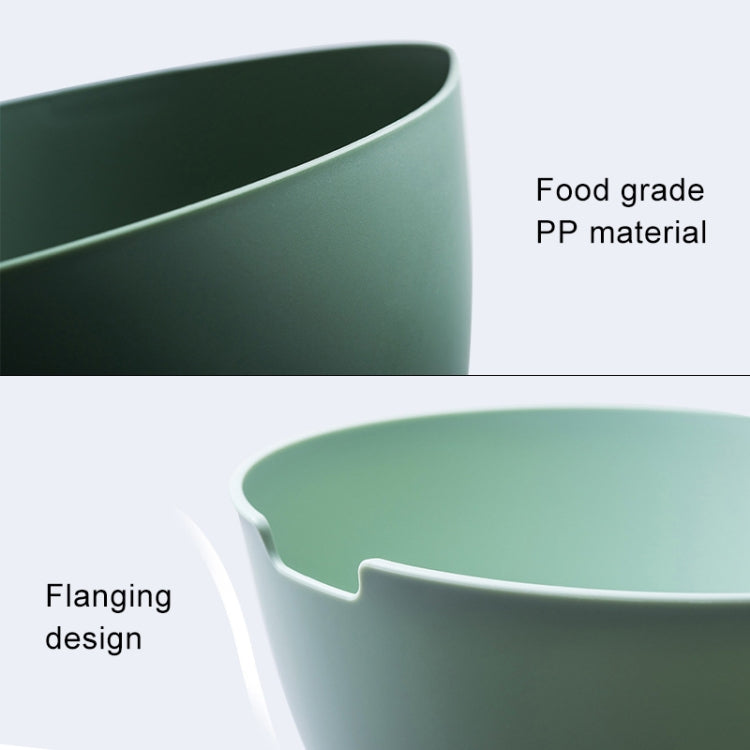 Kitchen Rice Pan Double-dish Vegetable Drain Basket Plastic Fruit Basket