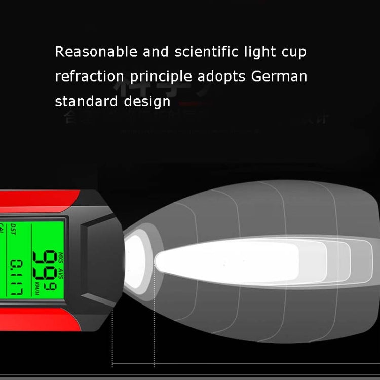 Front Light (With Fog Light) & Horn & Speedometer Multifunctional Bicycle Mountain Bike Headlight