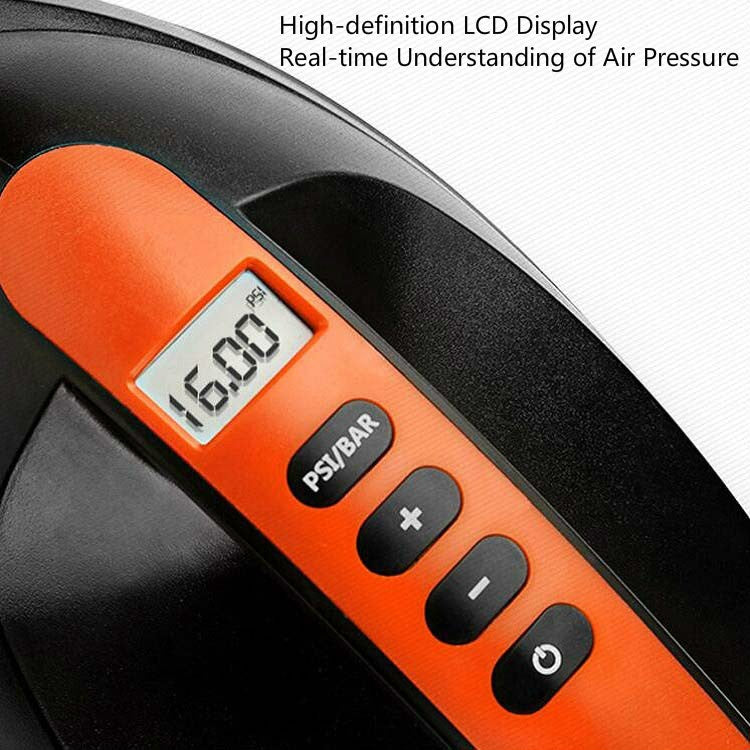 Surf Paddle Board Canoe Inflatable Boat Car High Pressure Electric Air Pump, HT-782 + Battery Folder, HT-782