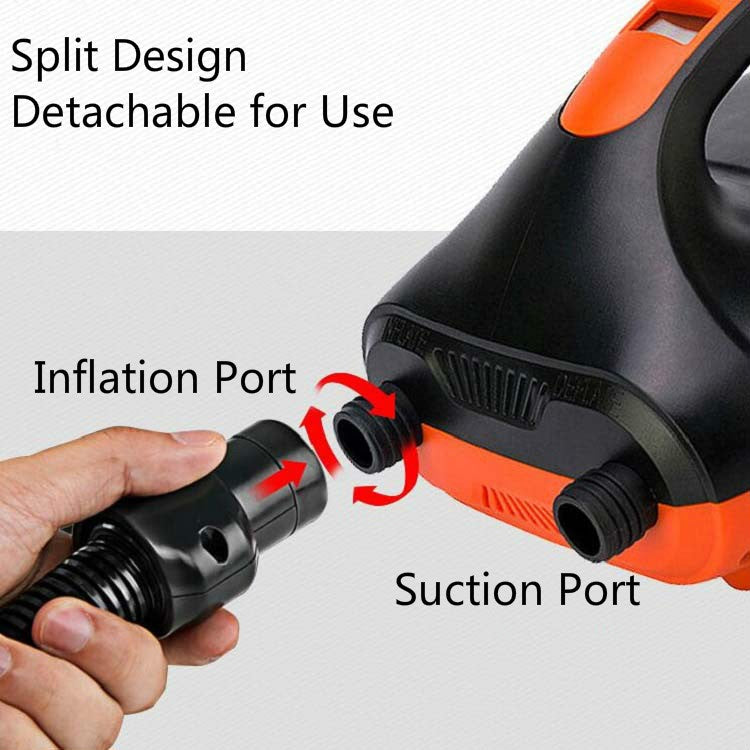 Surf Paddle Board Canoe Inflatable Boat Car High Pressure Electric Air Pump, HT-782 + Battery Folder, HT-782