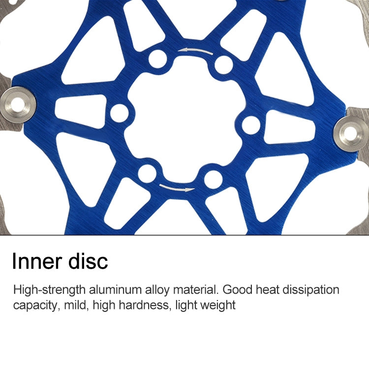 SNAIL FD-01 Mountain Bike Floating Disc Bicycle Brake Pad Six Nail Brake Disc