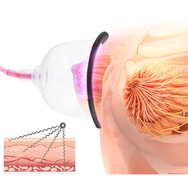 Electric Breast Enhancement Apparatus Micro-current Acupuncture Breast Massager, A Cup, B Cup, C Cup, D Cup