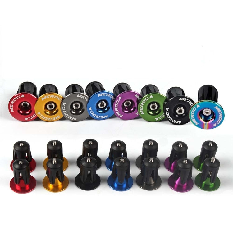 1pair MEROCA Mountain Bike Expansion Lock Bar Plug Road Bike Bicycle Bar Plug End Cover